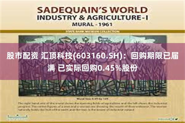 股市配资 汇顶科技(603160.SH)：回购期限已届满 已实际回购0.45%股份