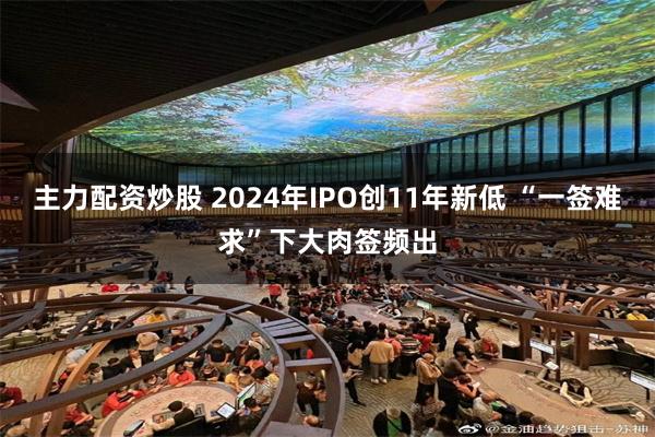 主力配资炒股 2024年IPO创11年新低 “一签难求”下大